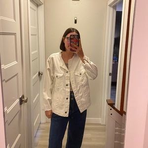 White Denim Jacket
